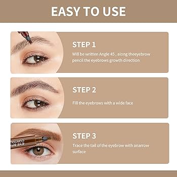 Eyebrow Pen Waterproof Pencil | Long Lasting Professional