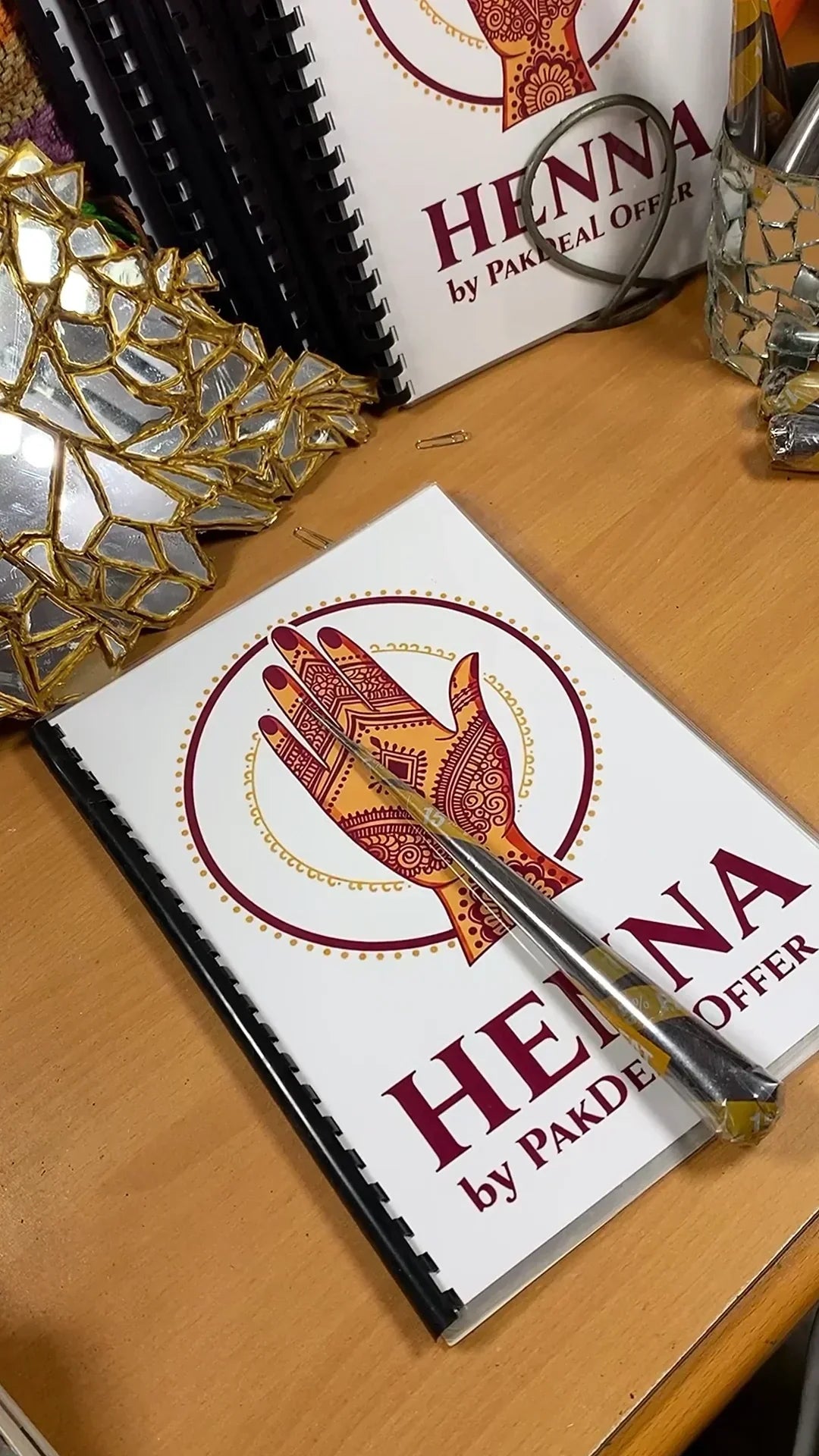 Mehandi Reusable Practice Book + FREE PRACTICE CONE